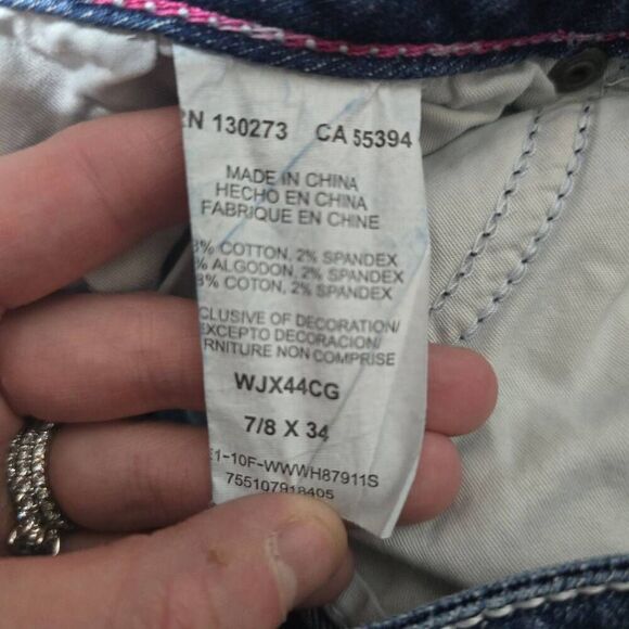 Rock 47 Wrangler Bootcut Embellished Mid Rise Jeans - Picture 5 of 5